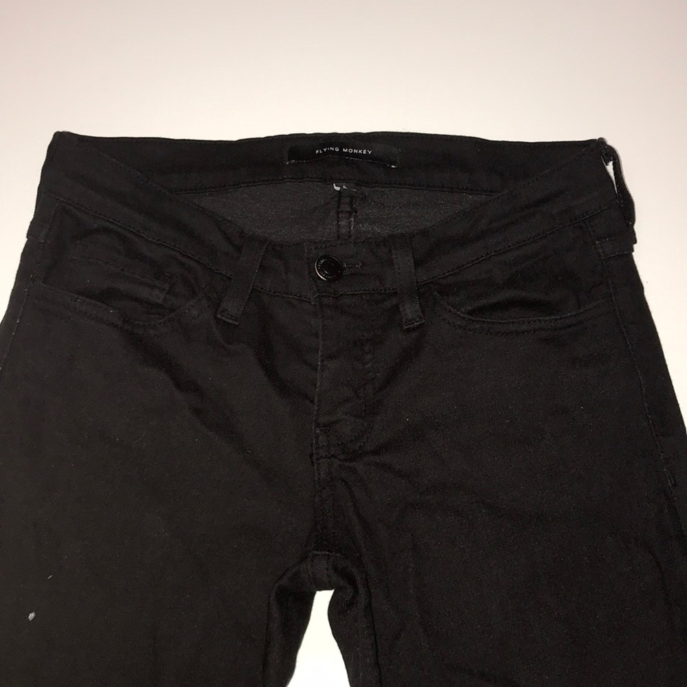 Flying Monkey Frayed Bottom Jeans